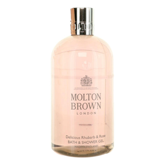 Delicious Rhubarb & Rose by Molton Brown, 10oz Bath & Shower Gel for Unisex