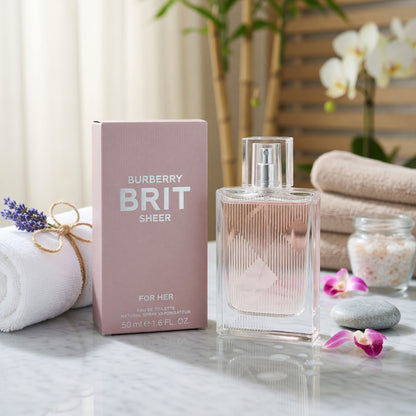 Brit Sheer by Burberry, 1.6 oz EDT Spray for Women