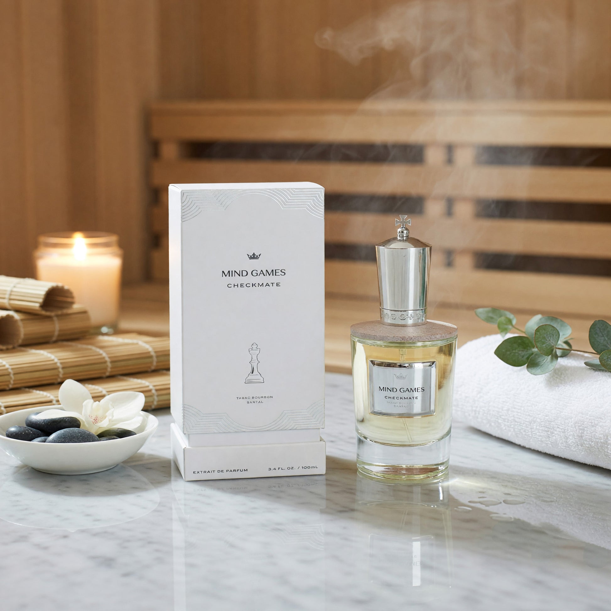 Checkmate Silver King  by Mind Games, 3.4oz Extrait De Parfum for Unisex