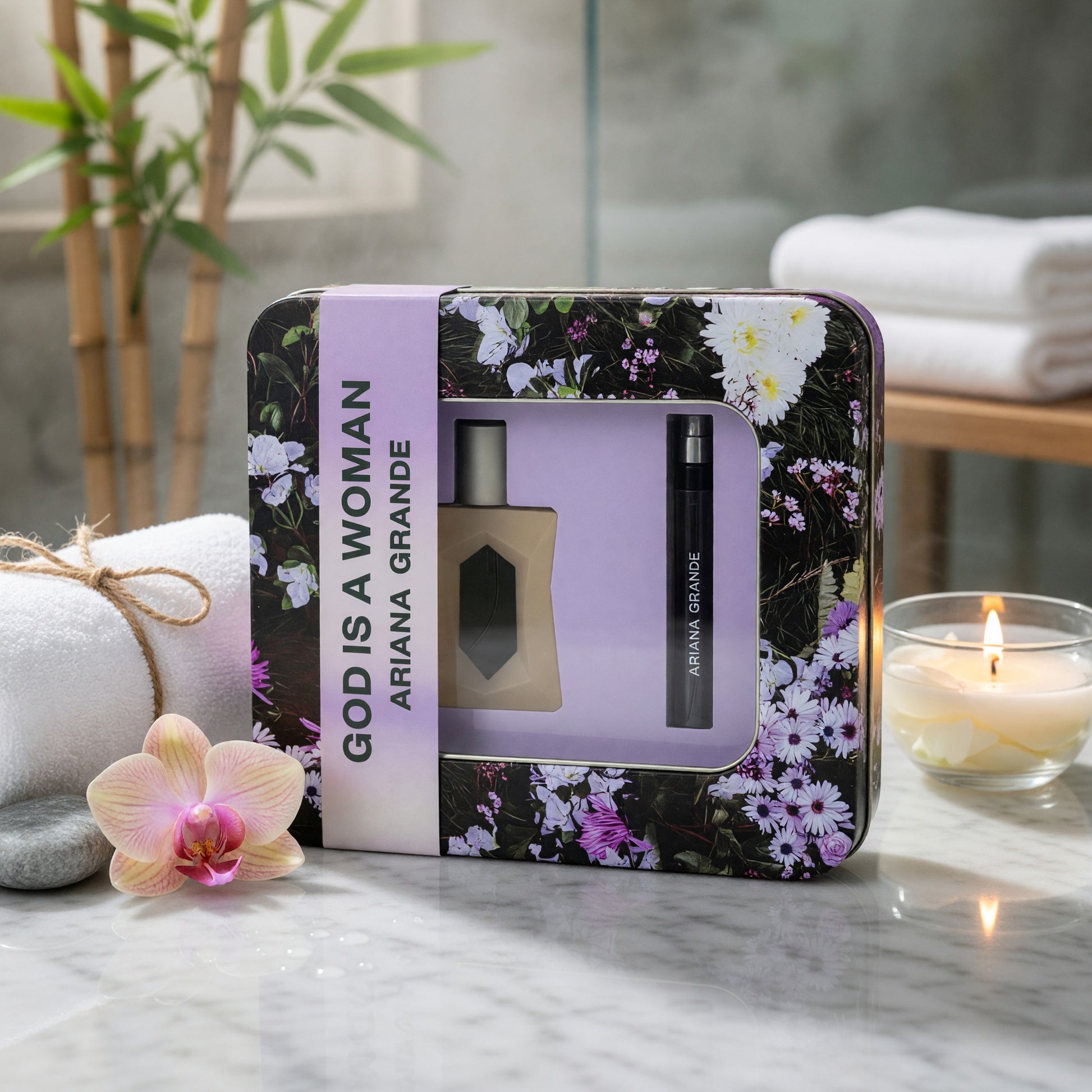 God Is A Woman by Ariana Grande, 2 Piece Gift Set for Women.