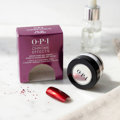 OPI Chrome Effects by OPI, 0.10 oz Nail Powder - Pay Me in Rubies - Pay Me in Rubies
