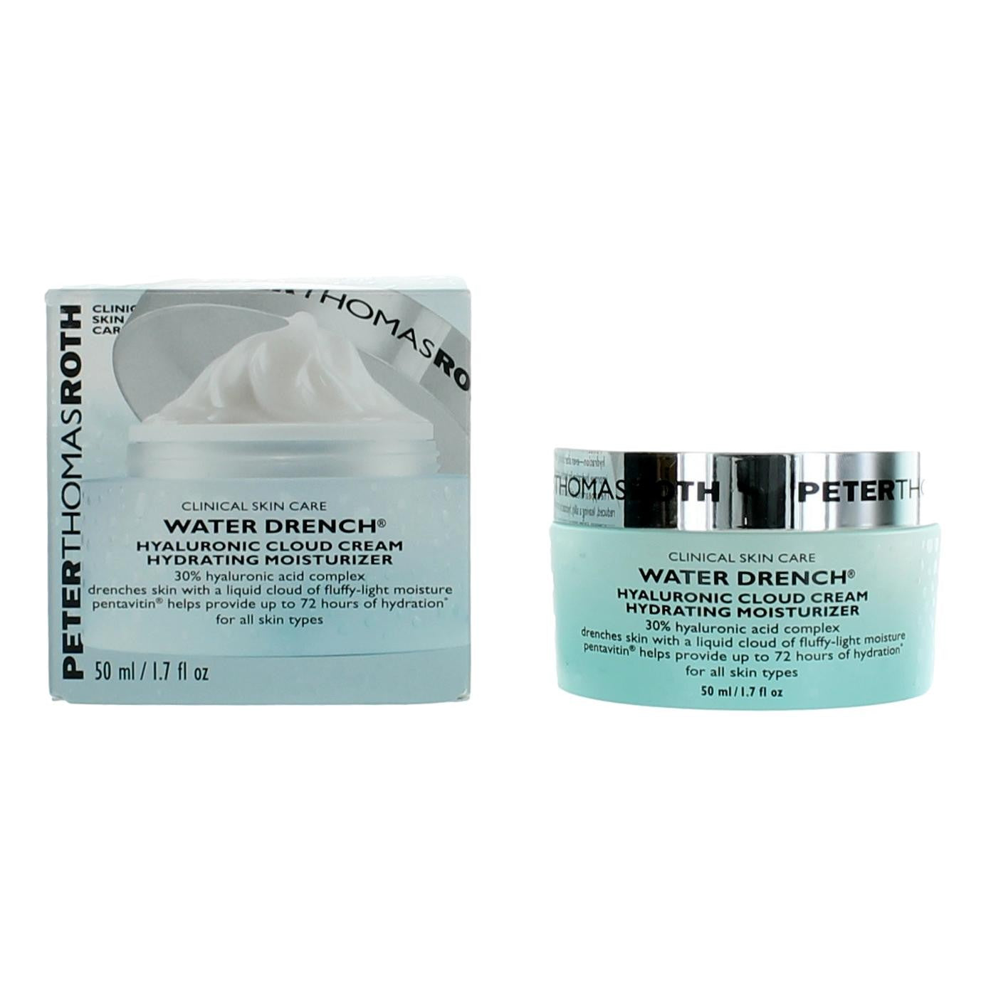 Peter Thomas Roth Water Drench Hyaluronic Cloud Cream 1.7 Hydrating Moisturizer 