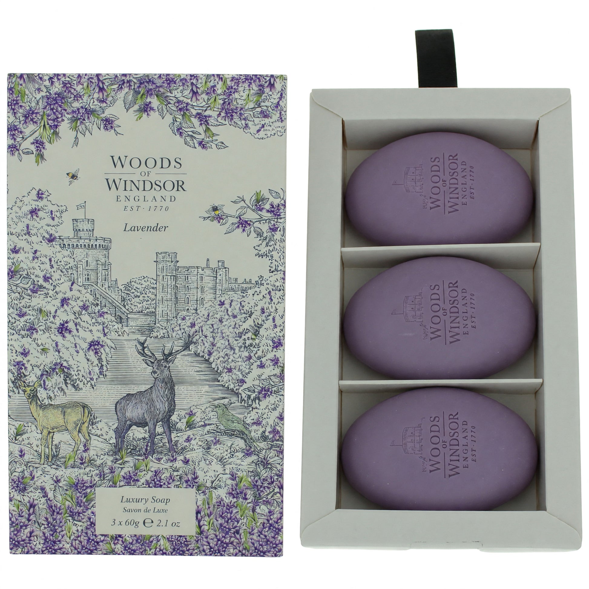 Woods of Windsor Lavender by Woods of Windsor, 3 X 2.1oz Luxury Soap women