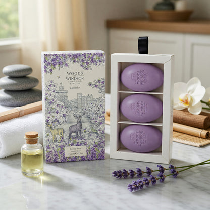 Woods of Windsor Lavender by Woods of Windsor, 3 X 2.1oz Luxury Soap women