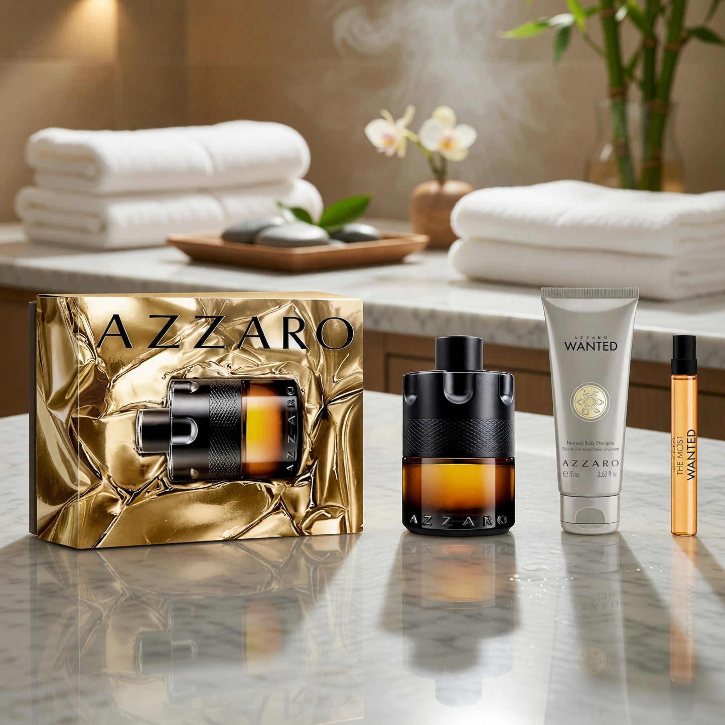 Azzaro The Most Wanted by Azzaro, 3 Piece Set for Men