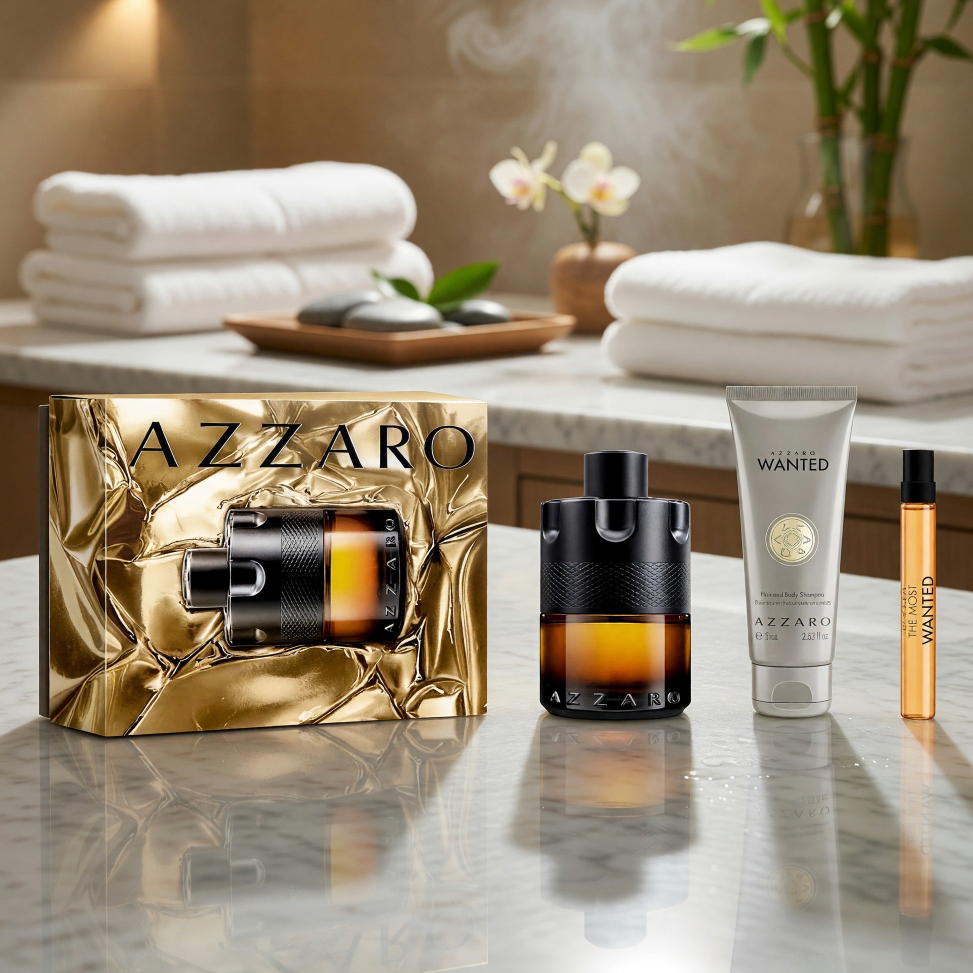 Azzaro The Most Wanted by Azzaro, 3 Piece Set for Men