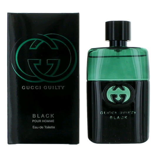 Gucci Guilty Black Pour Homme by Gucci, 1.6 oz EDT Spray for Men