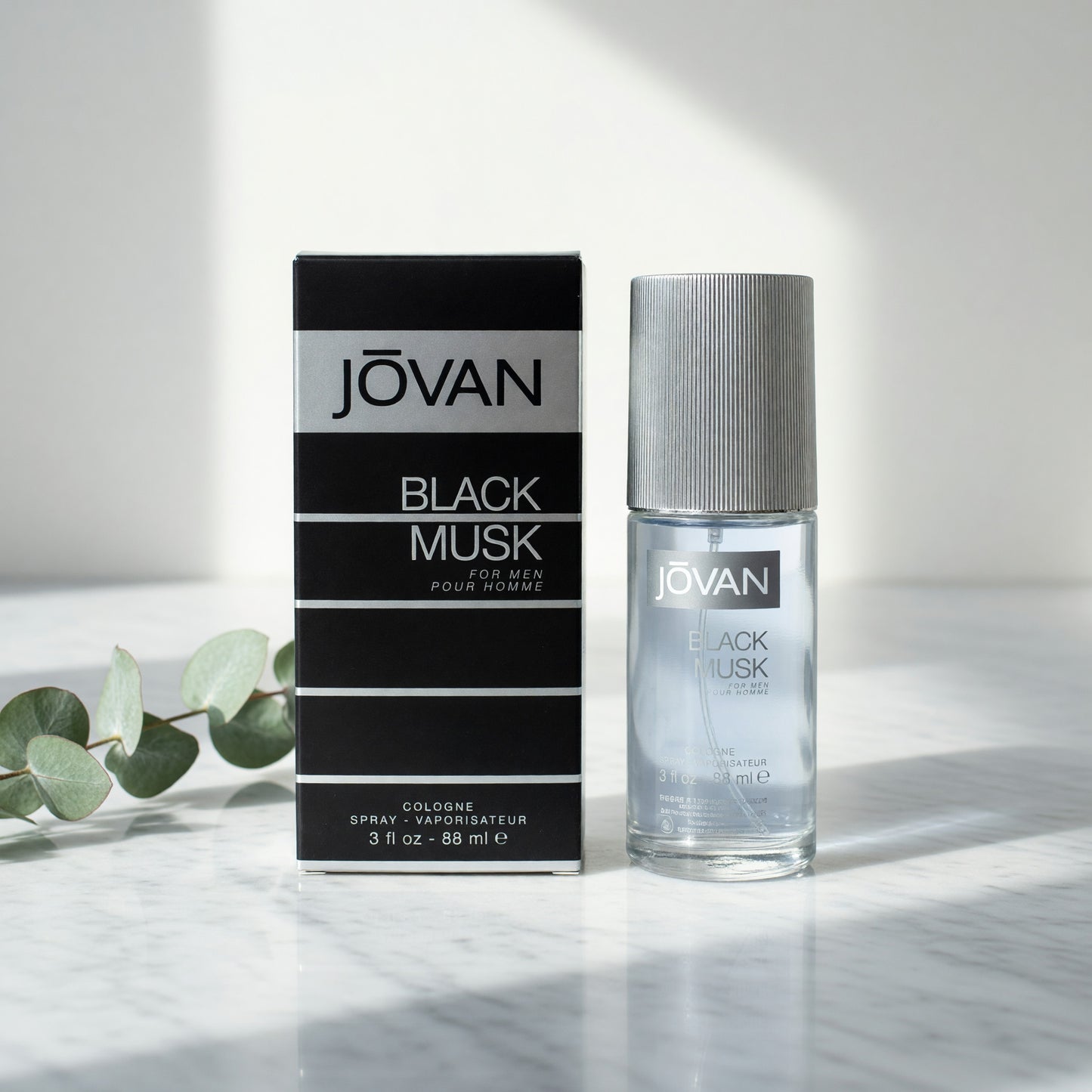 Jovan Black Musk by Jovan, 3 oz Cologne Spray for Men