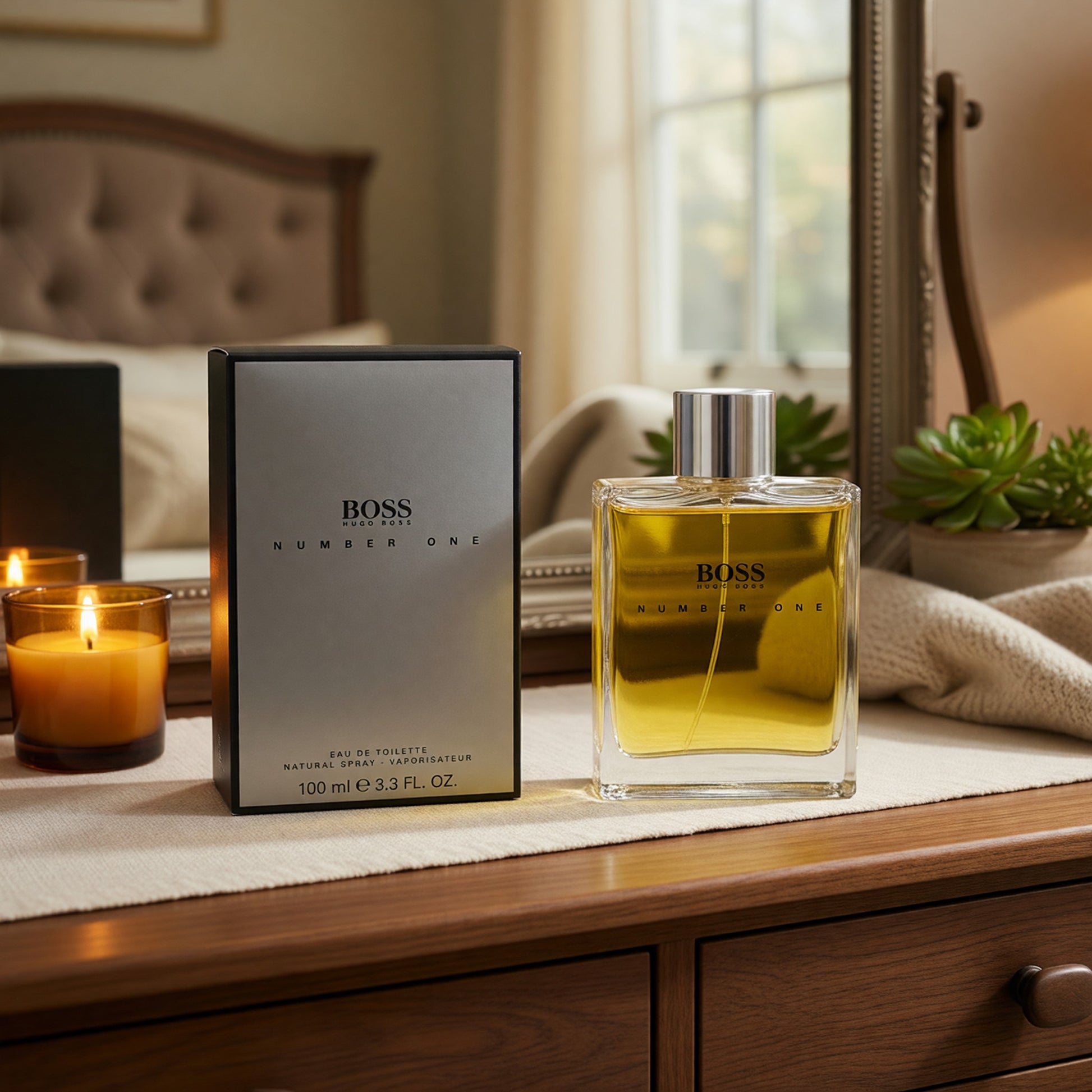 Boss Number One by Hugo Boss, 3.3 oz EDT Spray for Men