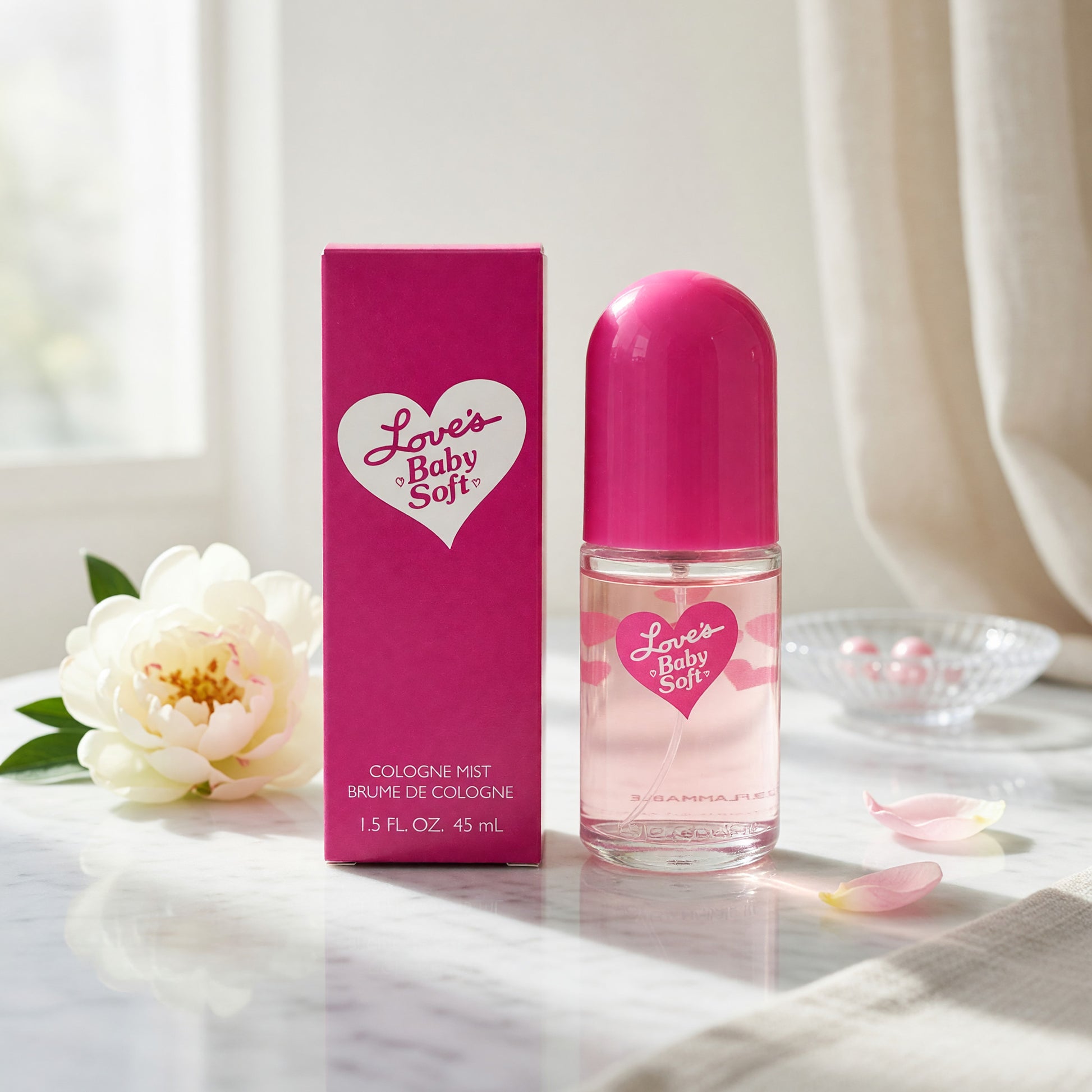 Loves Baby Soft by Dana, 1.5 oz Cologne Mist for Women