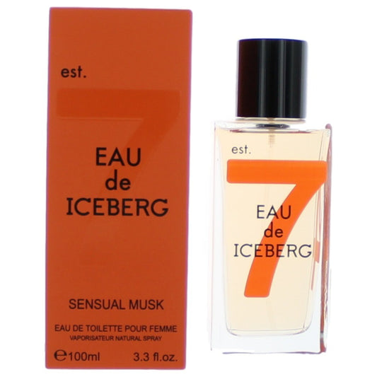 Eau De Iceberg Sensual Musk by Iceberg, 3.3 oz EDT Spray for Women