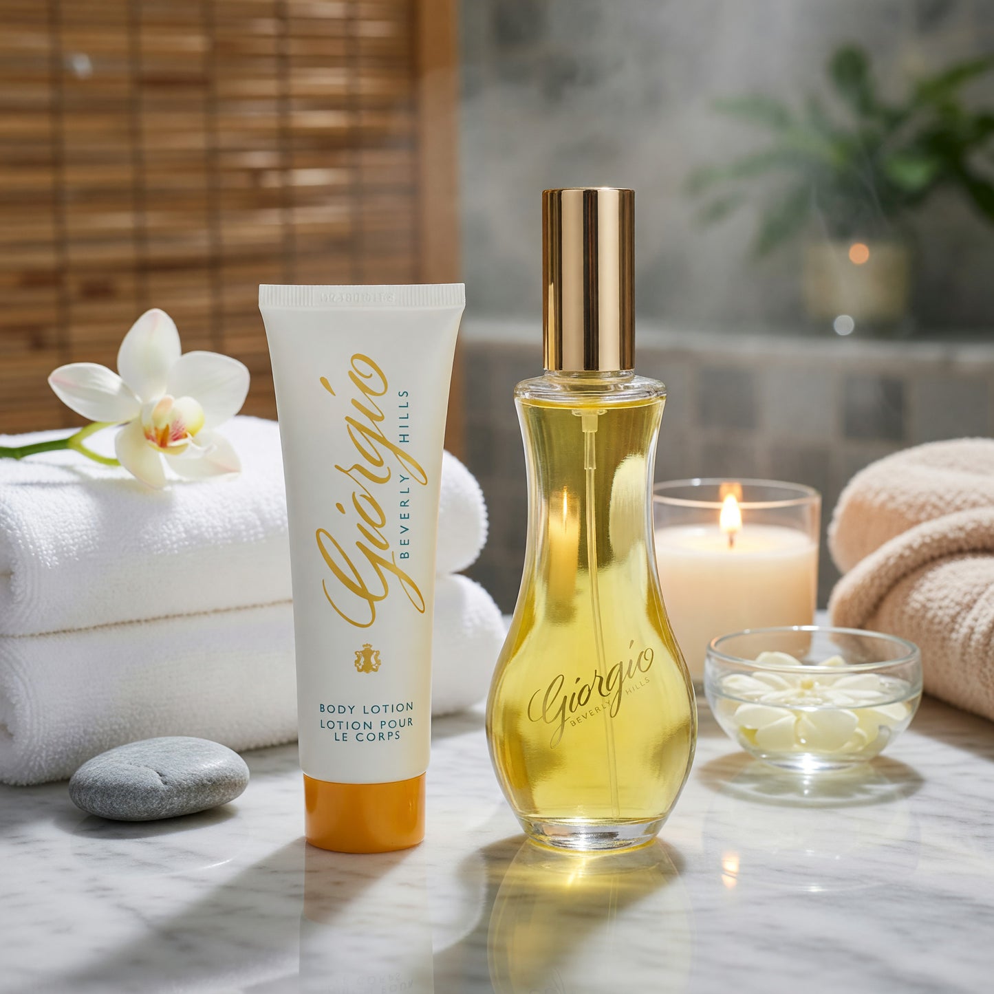 Giorgio by Beverly Hills, 2 Piece Gift Set with Body Lotion for Women