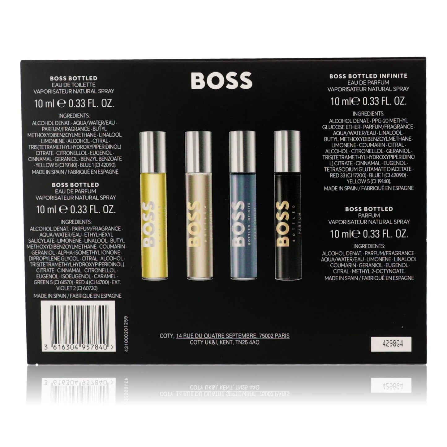 Hugo Boss by Hugo Boss, 4 Piece Gift Set for Men