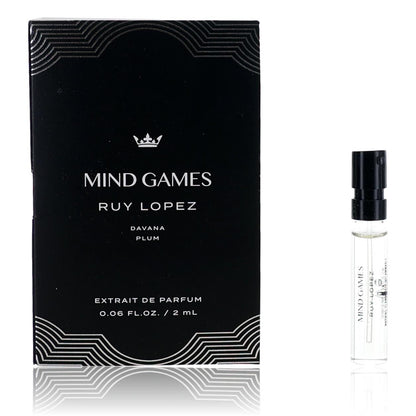 Ruy Lopez by Mind Games, 0.06 oz Extrait de Parfum for Unisex Sample  