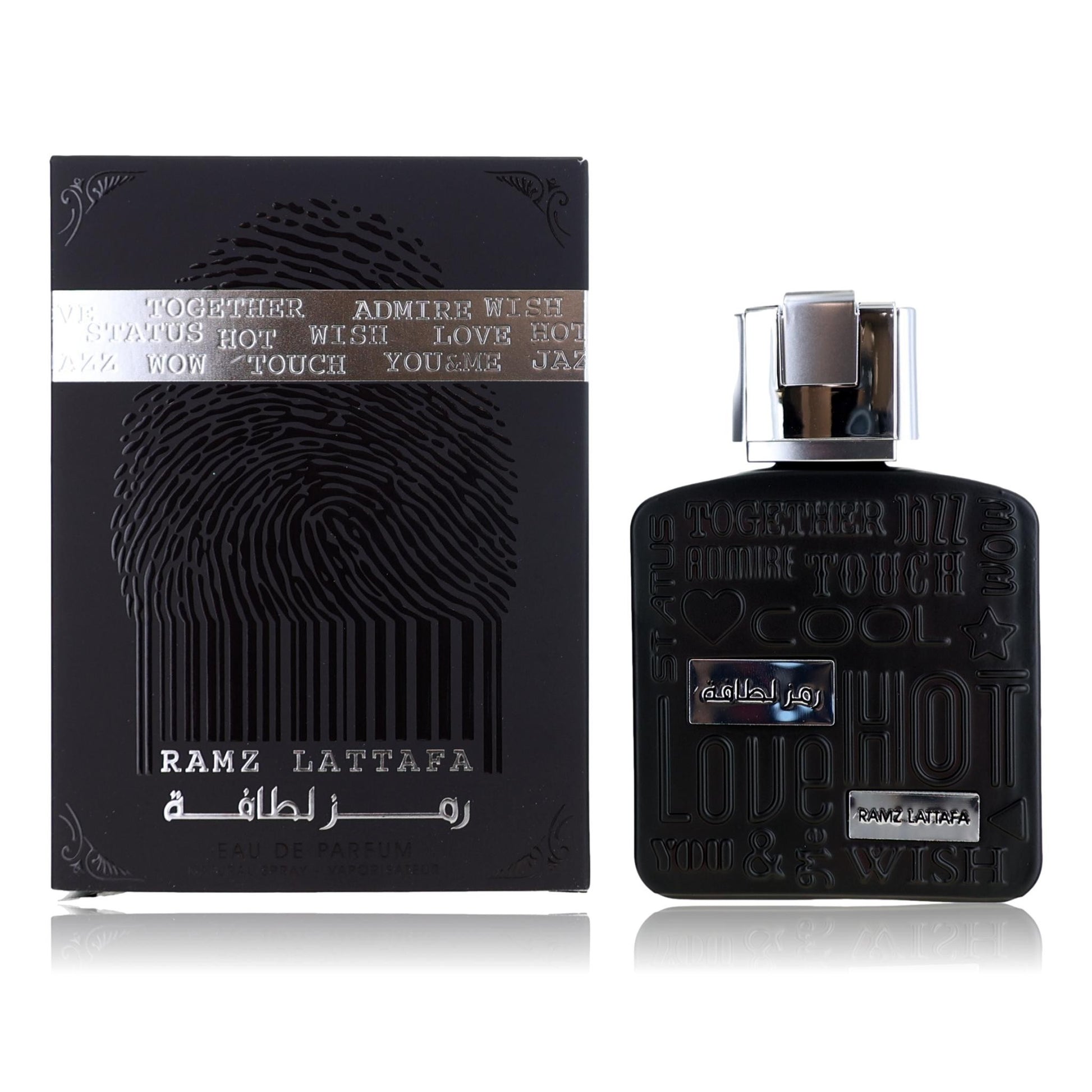 Ramz Silver by Lattafa, 3.4 oz EDP Spray for Unisex