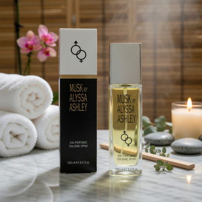 Musk by Alyssa Ashley, 3.4 oz Eau Parfumee Cologne Spray for Women