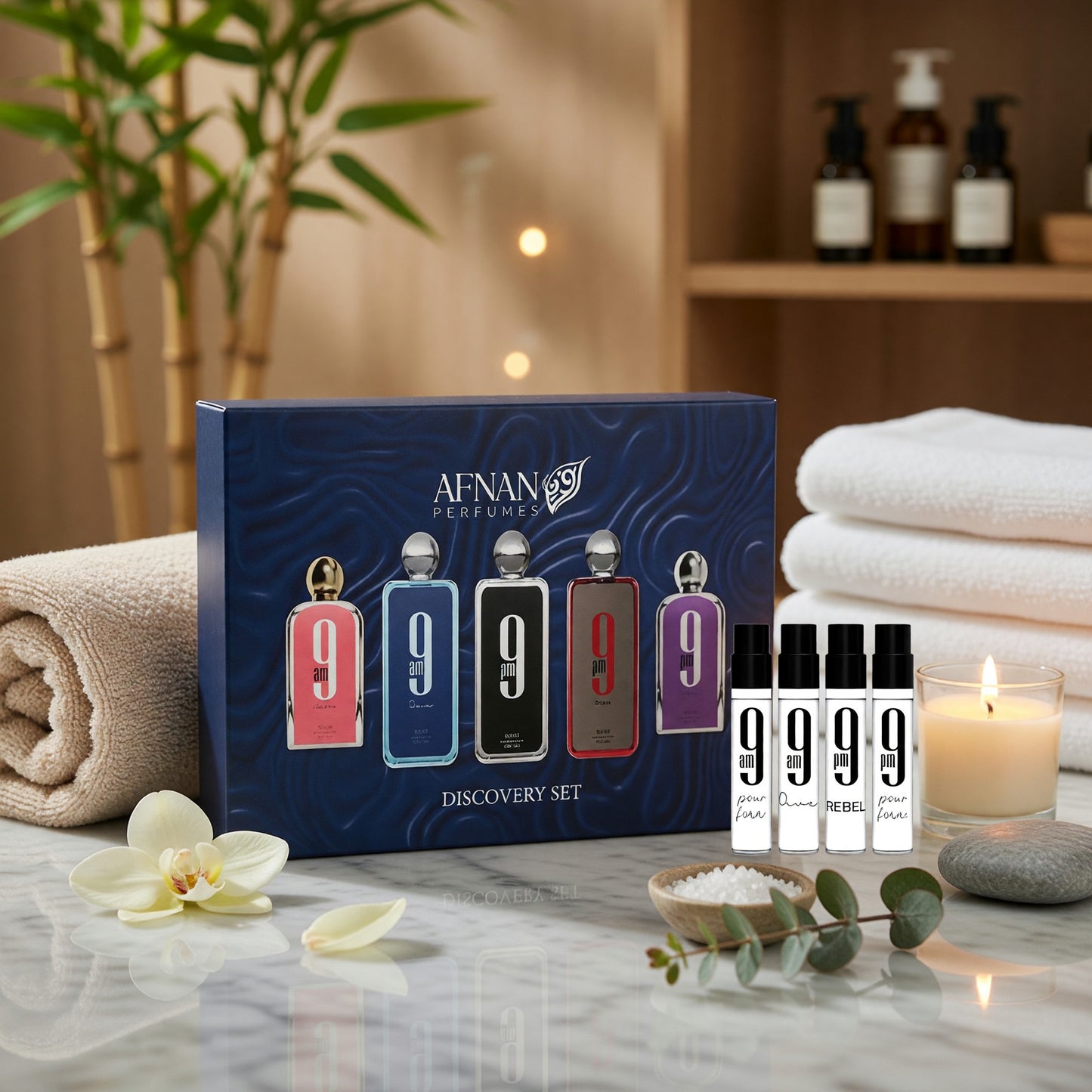 9 Series Discovery Kit by Afnan, 5 Piece Discovery Set for Unisex
