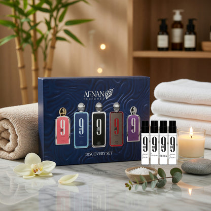 9 Series Discovery Kit by Afnan, 5 Piece Discovery Set for Unisex