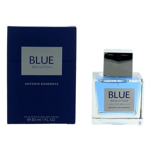 Blue Seduction by Antonio Banderas, 1 oz EDT Spray for Men