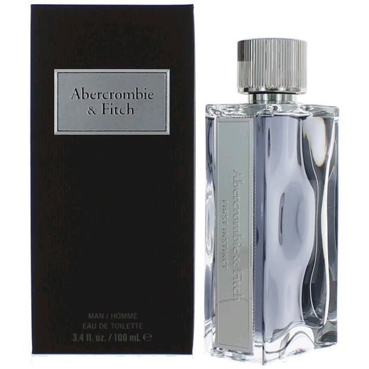 First Instinct by Abercrombie & Fitch, 3.4 oz EDT Spray for Men