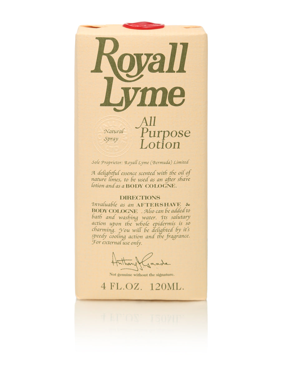 Royall Lyme by Royall Fragrances, 4 oz All Purpose Lotion Spray men