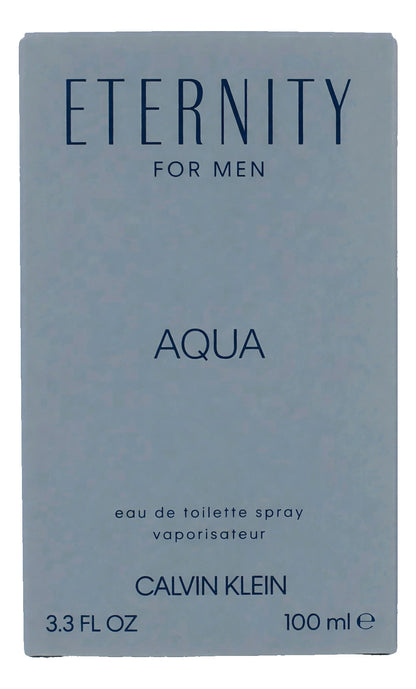 Eternity Aqua by Calvin Klein, 3.4 oz EDT Spray for Men