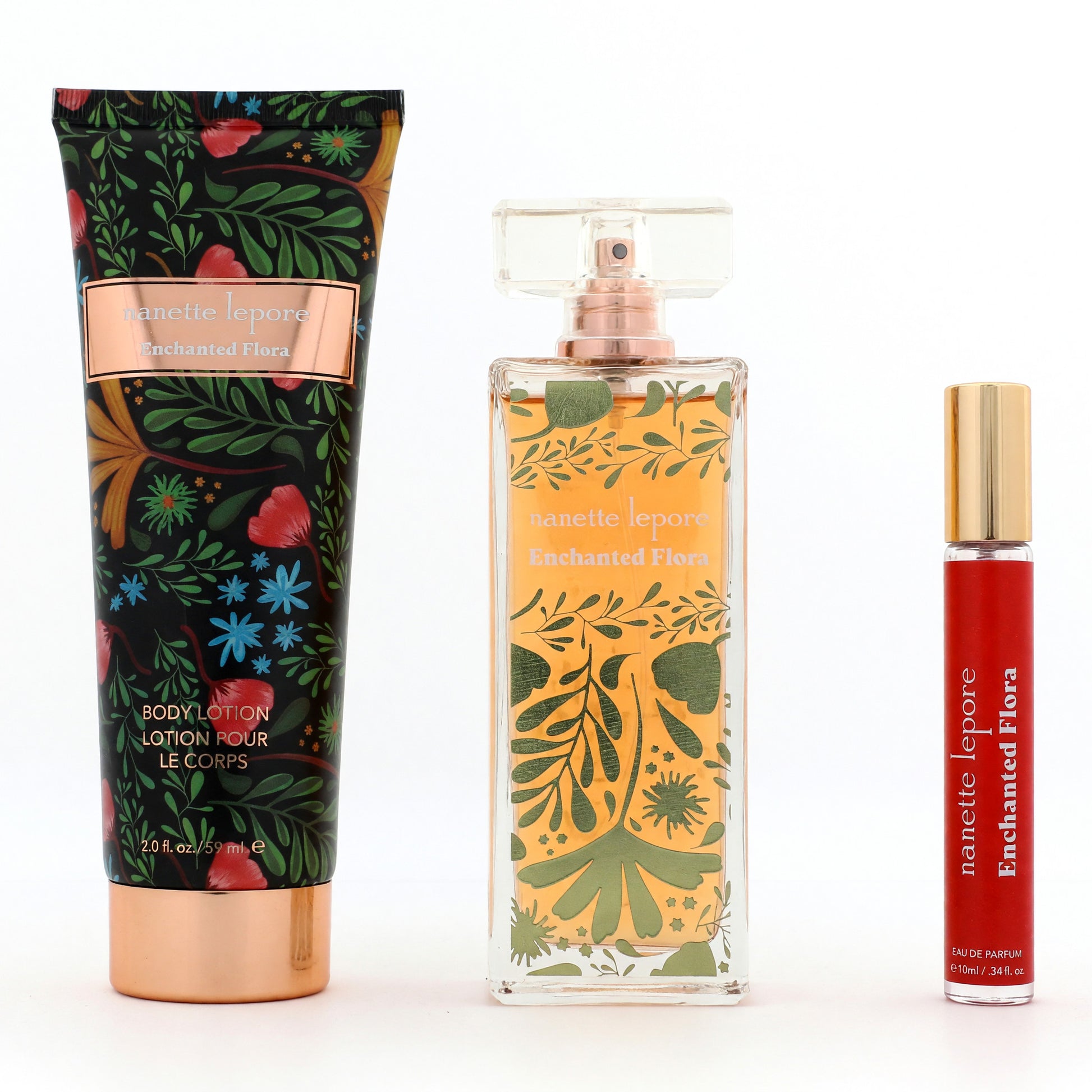 Enchanted Flora by Nanette Lepore, 3 Piece Gift Set for Women