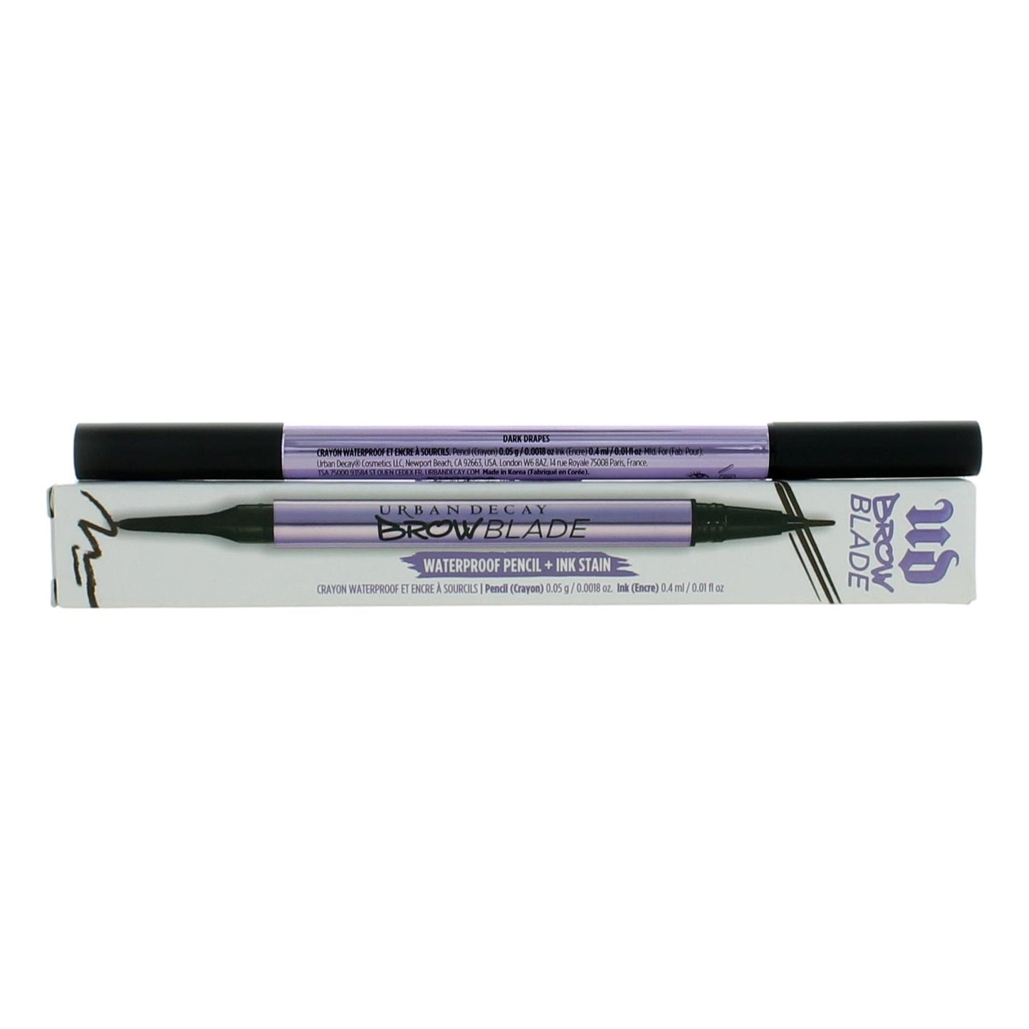 Urban Decay Brow Blade, .01oz Waterproof Pencil & Ink Stain - Dark Drapes - Dark Drapes