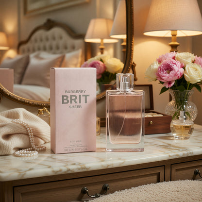 Brit Sheer by Burberry, 3.3 oz EDT Spray for Women