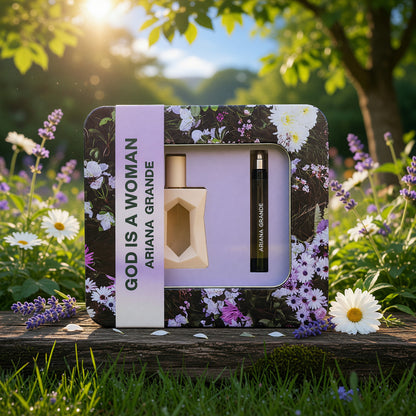 God Is A Woman by Ariana Grande, 2 Piece Gift Set for Women.