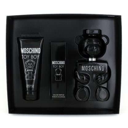 Moschino Toy Boy by Moschino, 3 Piece Gift Set for Men