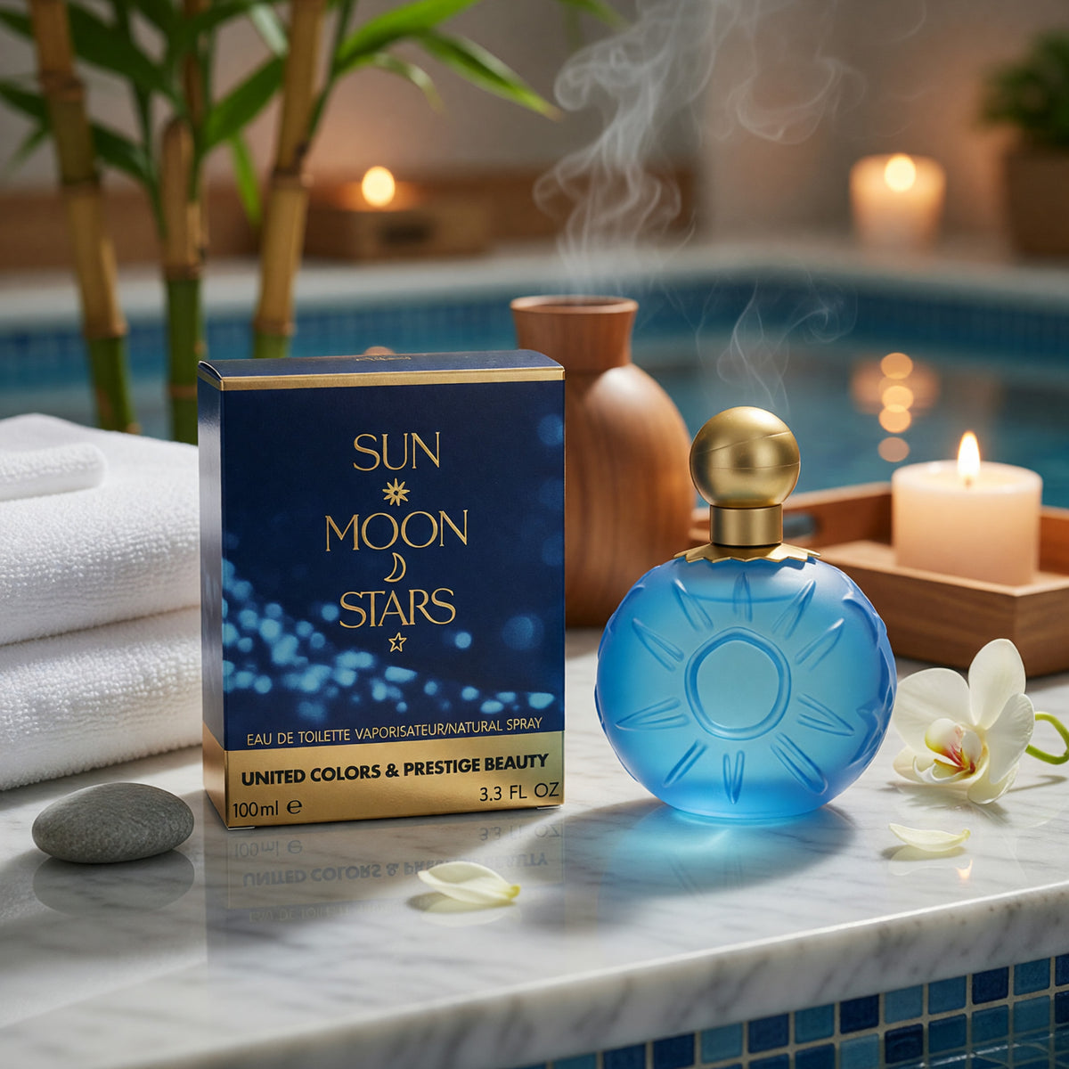 Sun Moon Stars by United Colors, 3.3 oz EDT Spray for Women