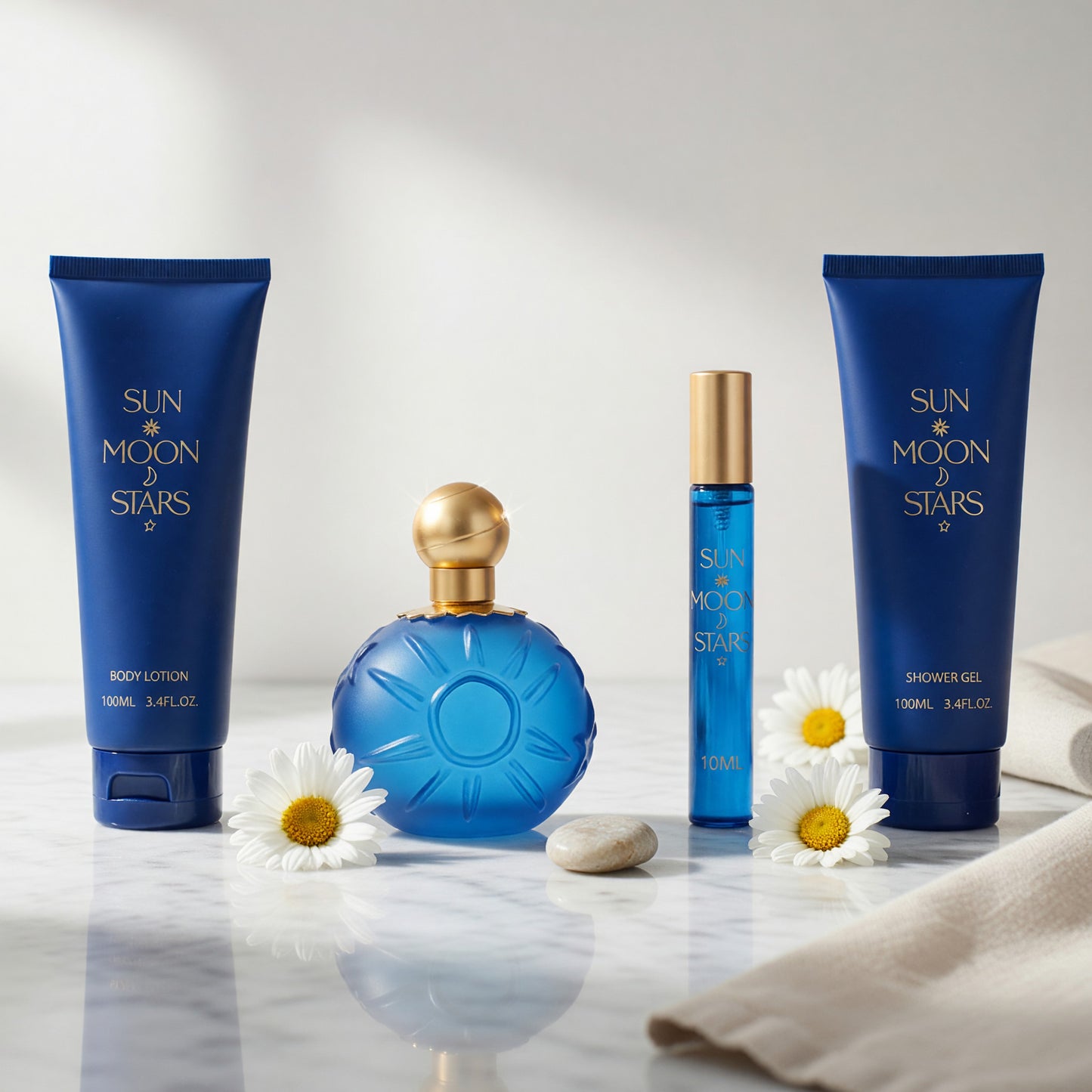 Sun Moon Stars by United Colors, 4 Piece Gift Set for Women