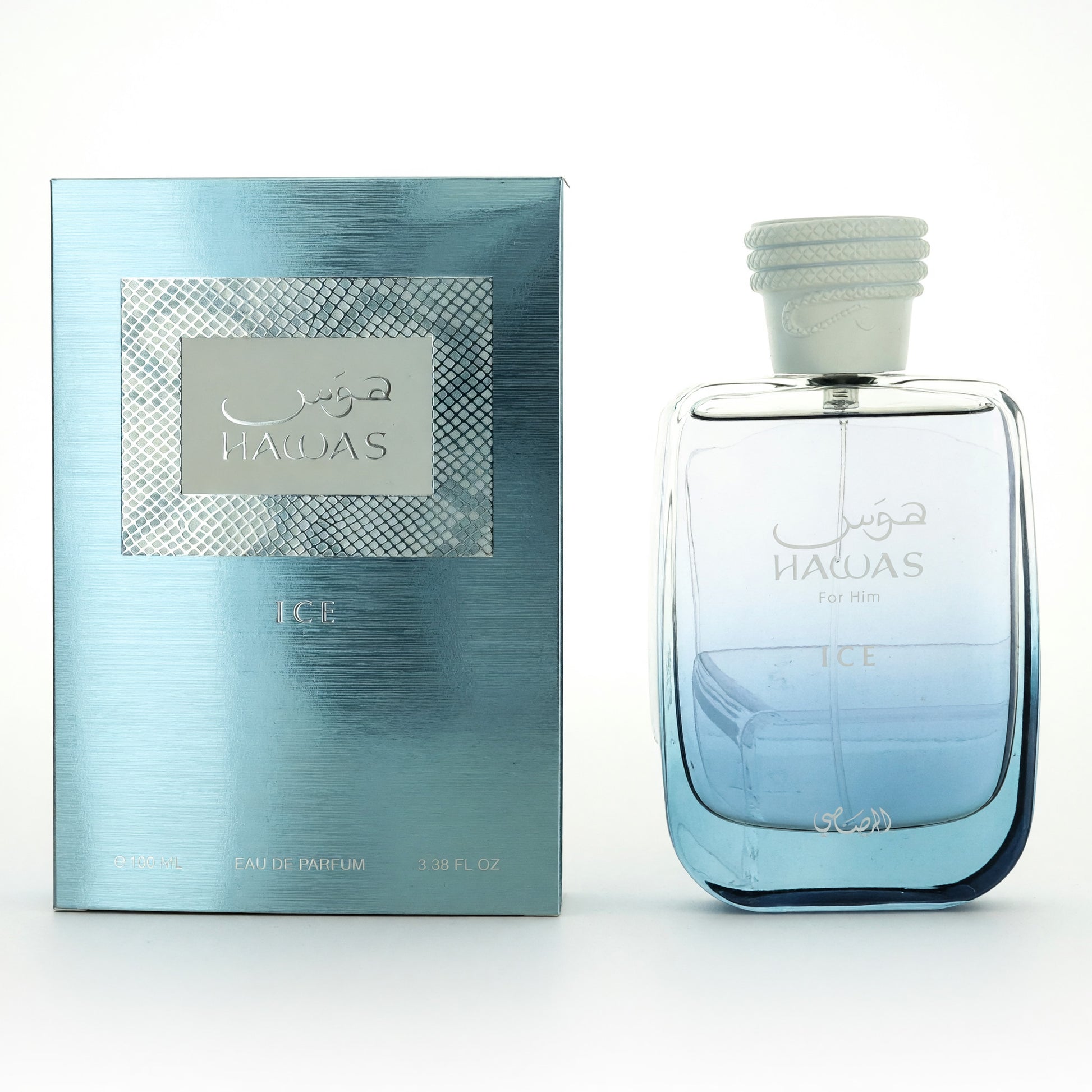 Hawas Ice by Rasasi, 3.38 oz EDP Spray for Men
