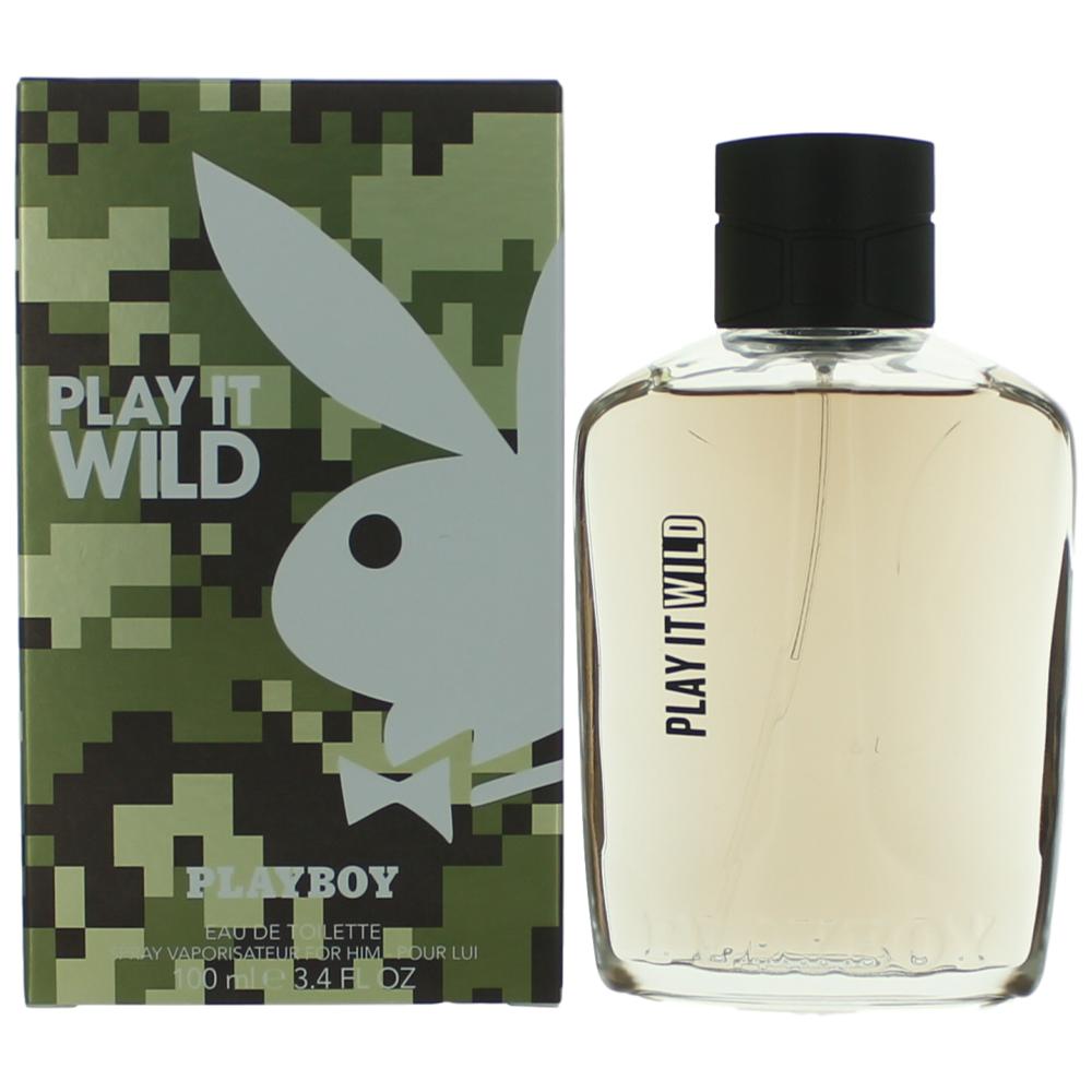 Playboy Play It Wild by Coty, 3.4 oz EDT Spray for Men