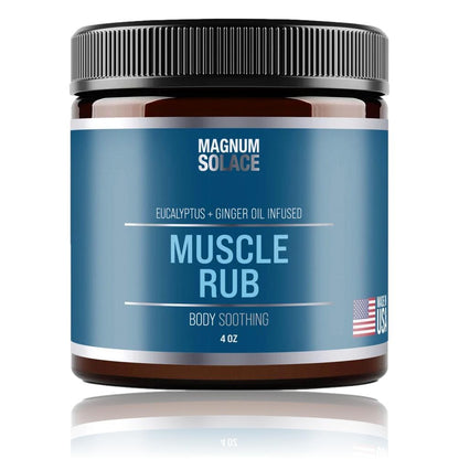 Muscle Rub by Magnum Solace, 4 oz Cream 