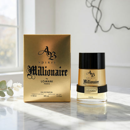 AB Spirit Millionaire by Lomani, 3.3 oz EDP Spray for Men