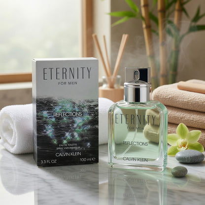 Eternity Reflections by Calvin Klein, 3.3 oz EDT Spray for Men