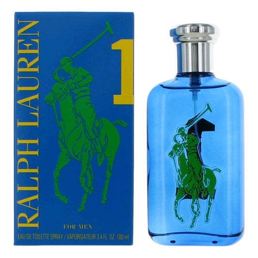 Polo Big Pony Blue #1 by Ralph Lauren, 3.4 oz EDT Spray for Men