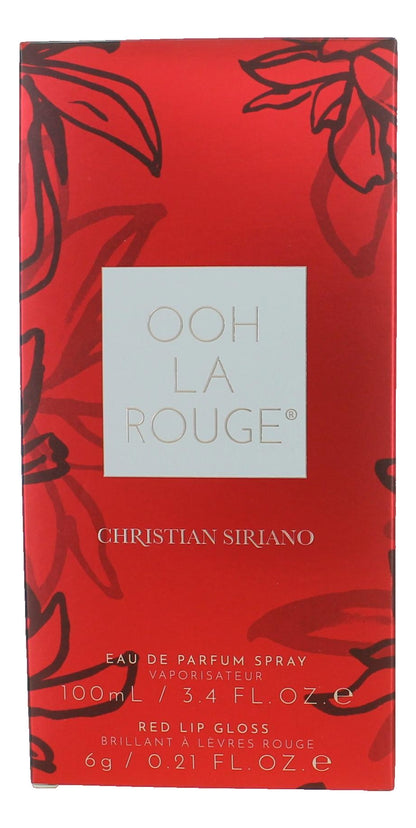 Ooh La Rouge by Christian Siriano, 3.4oz EDP Spray women with Lip Gloss