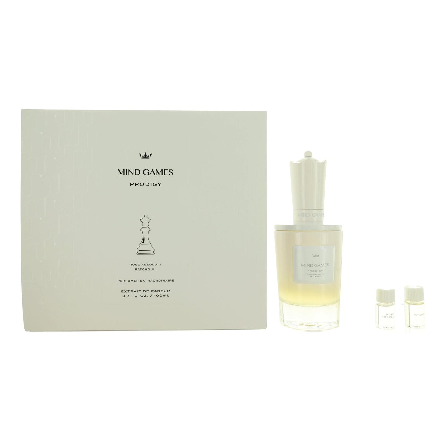 Rose Absolute Patchouli by Mind Games, 3.4oz Extrait de Parfum Spray for Unisex