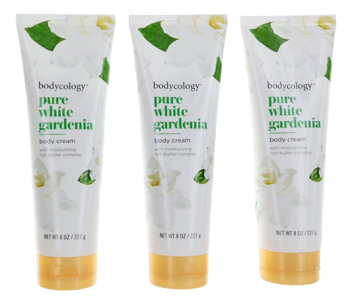 Pure White Gardenia by Bodycology, 4 Pack 8oz Moisturizing Body Cream women