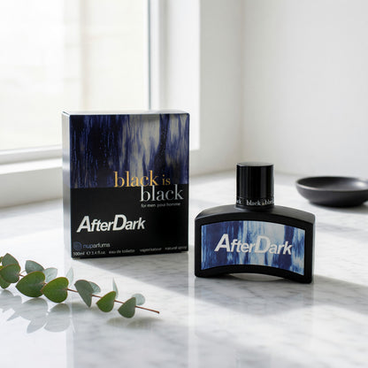 Black Is Black After Dark by NuParfums, 3.4 oz EDT Spray for Men