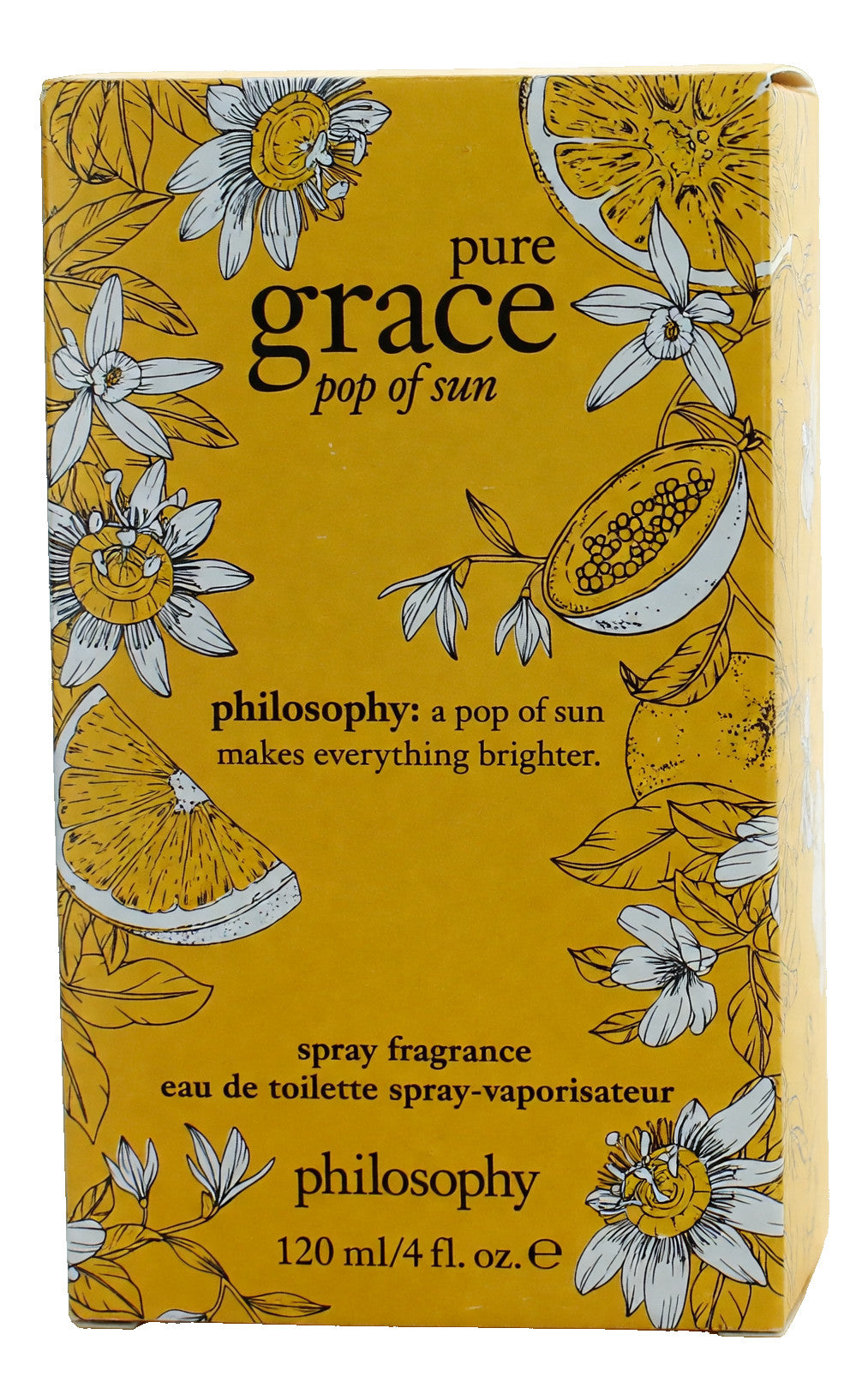 Pure Grace Pop of Sun by Philosophy, 4 oz EDT Spray for Women