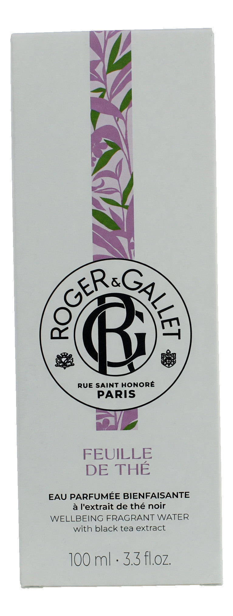 Roger & Gallet Feuille De The, 3.3oz Eau Parfumee Spray for Unisex