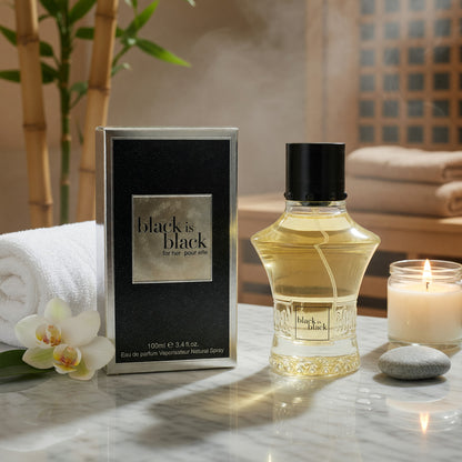 Black is Black for Her by NuParfums, 3.4 oz EDP Spray for Women