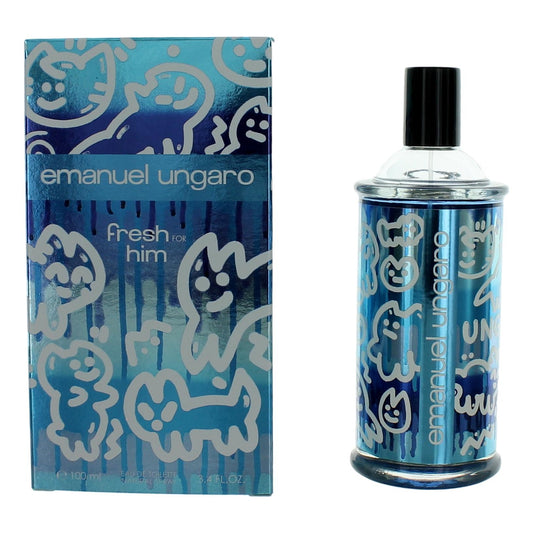 Fresh for him by Emanuel Ungaro, 3.4 oz EDT Spray for Men