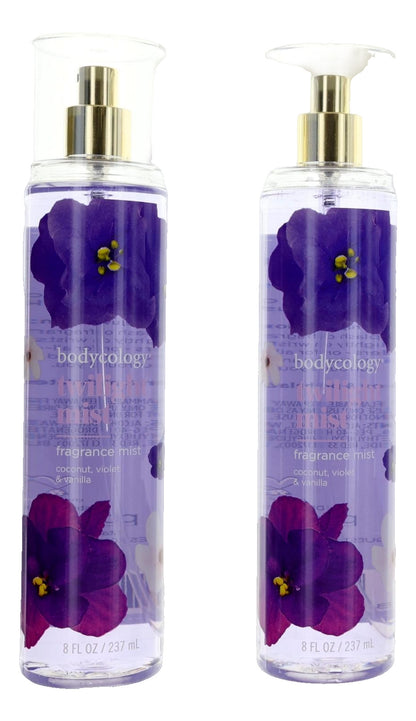 Twilight Mist by Bodycology, 4 Pack 8 oz Fragrance Mist for Women