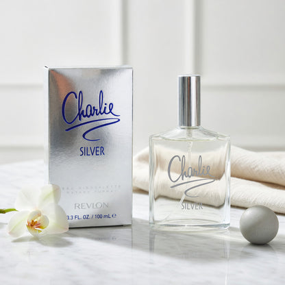 Charlie Silver by Revlon, 3.4 oz EDT Spray for Women