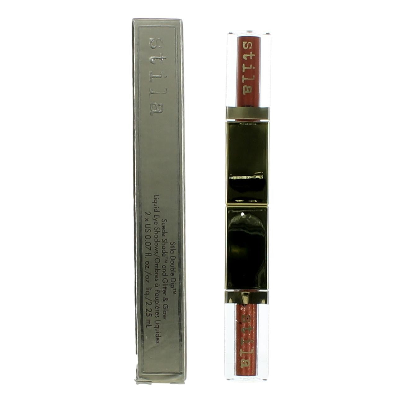 Stila Double Dip by Stila Beauty, 2 x 0.07oz Liquid Eye Shadows - Hot Tamale - Hot Tamale